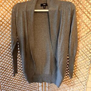 Moschino Gray Knit Cardigan Sweater